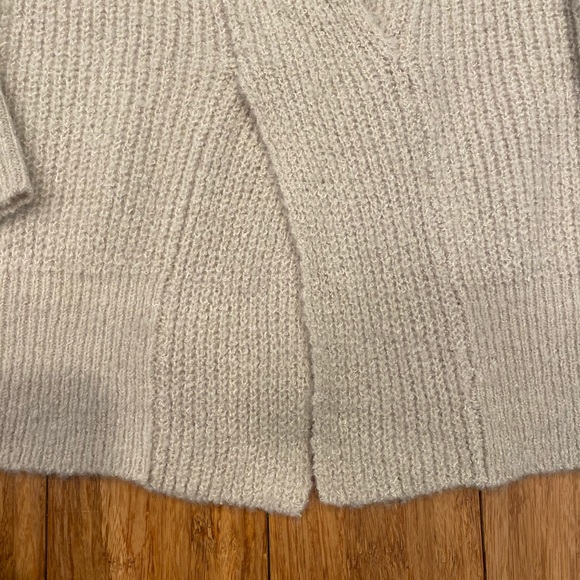 New Alyssa Braided Back sweater sz S Taupe - Picture 3 of 7